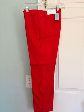 NWT Ann Taylor Red petite Ankle pant